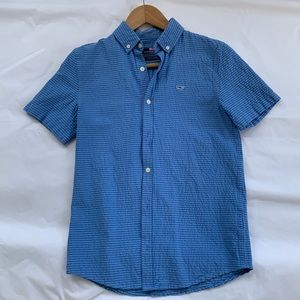 Vineyard Vines Medium Seersucker Button-down Short Sleeve